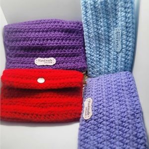 Handmade Crochet Card Size Wallets